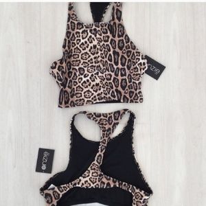 Onzie peek a boo sports bra